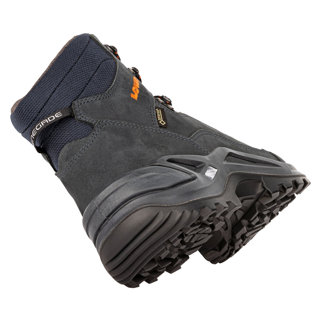 LOWA Renegade GTX Mid Men's Walking Boot Navy/Orange