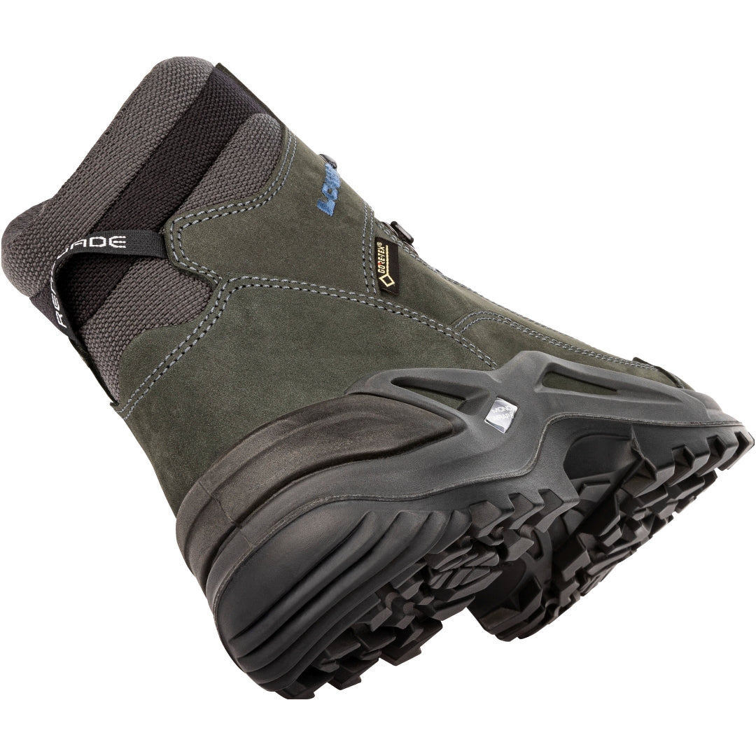 LOWA Renegade GTX Mid Men's Walking Boot Anthracite/Steel Blue