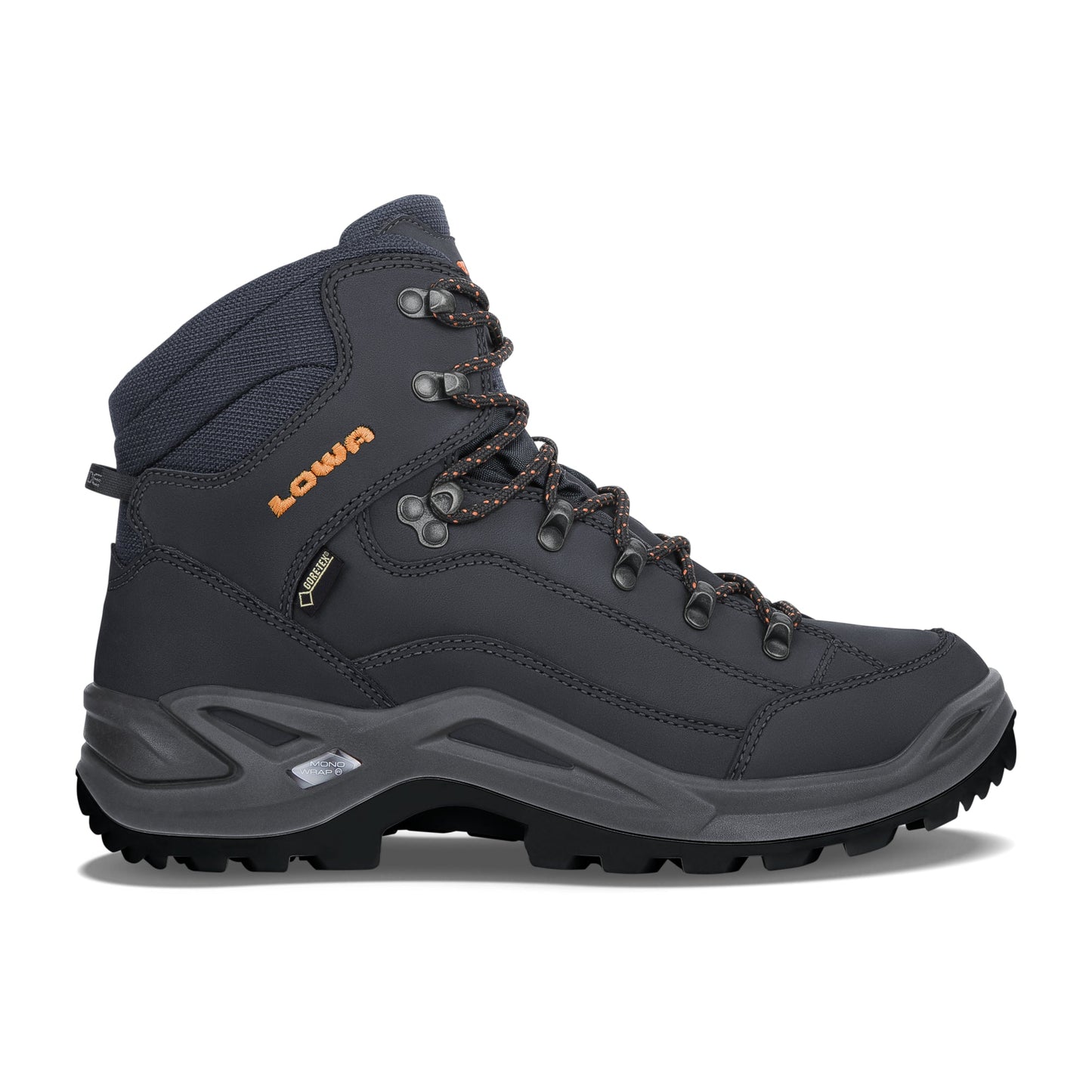 LOWA Renegade GTX Mid Men's Walking Boot Navy/Orange