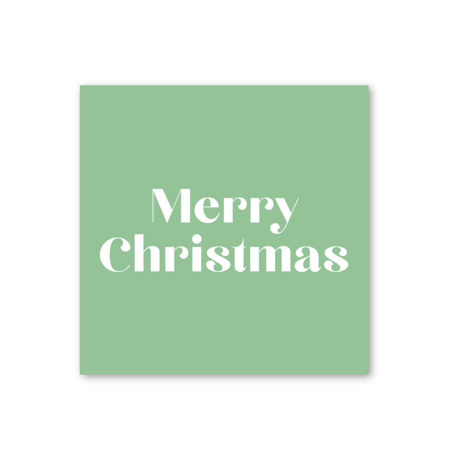 MERRY CHRISTMAS (GREEN)