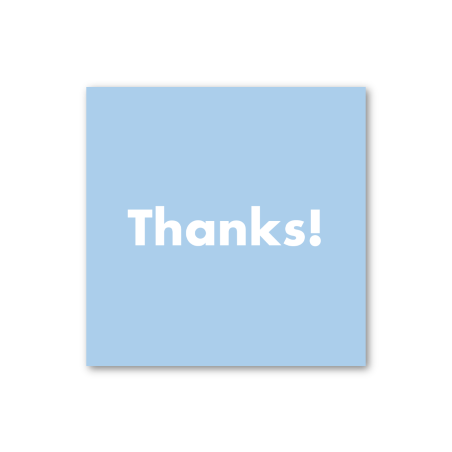 THANKS!