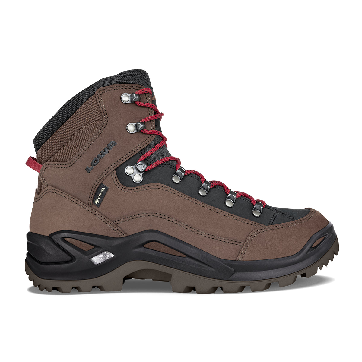 LOWA Renegade GTX Mid Men's Walking Boot - 25th Anniversary Edition Mahogany/Red