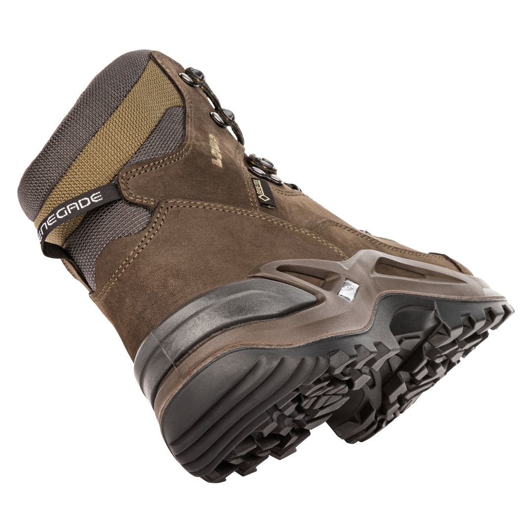LOWA Renegade GTX Mid Men's Walking Boot Slate Back Rotated