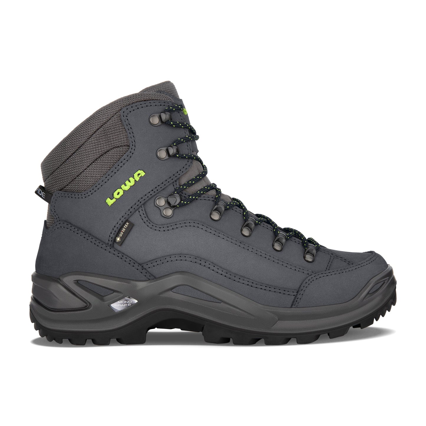 LOWA Renegade GTX Mid Men's Walking Boot Dark Blue/Lime