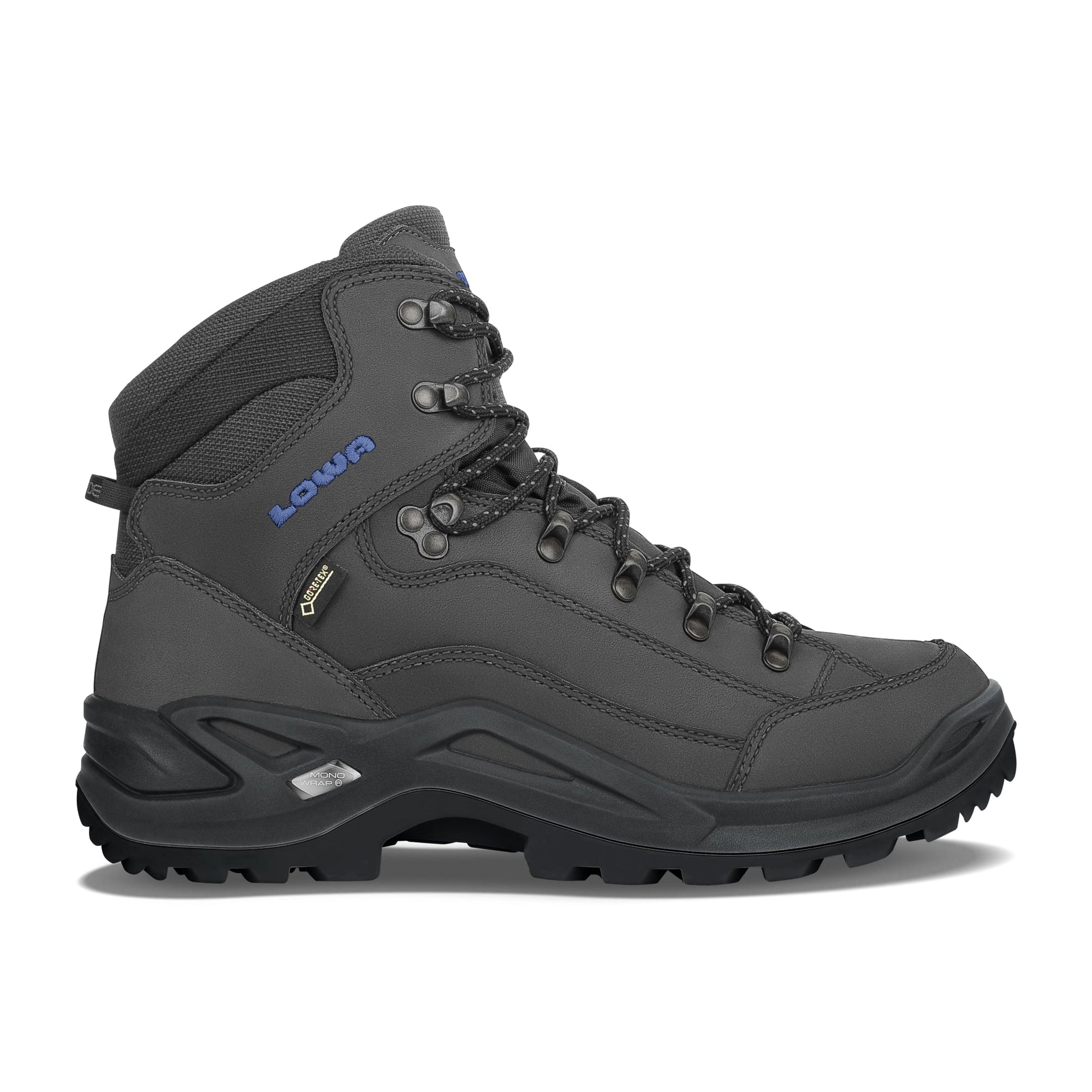 LOWA Renegade GTX Mid Men's Walking Boot Anthracite/Steel Blue