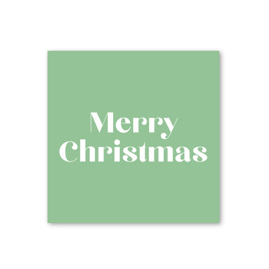 MERRY CHRISTMAS (GREEN)
