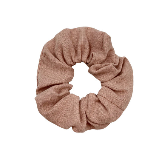 LINEN SCRUNCHIE - PINK