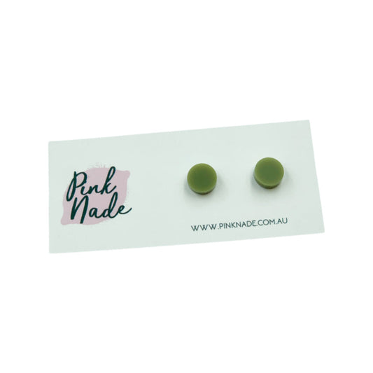 'PIPPA' STUDS - MATTE GREY