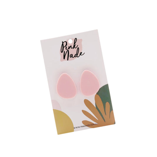 STUD EARRINGS - PINK